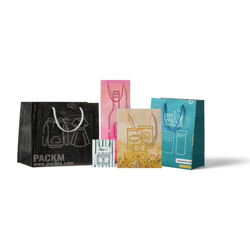 Custom Gift Bags With Your Logo PackM